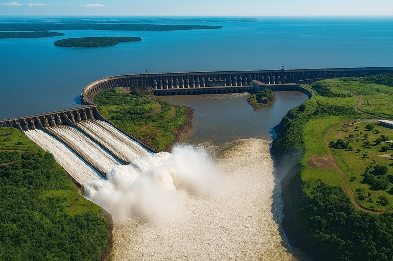 Itaipu Dam — renewable hydroelectric power